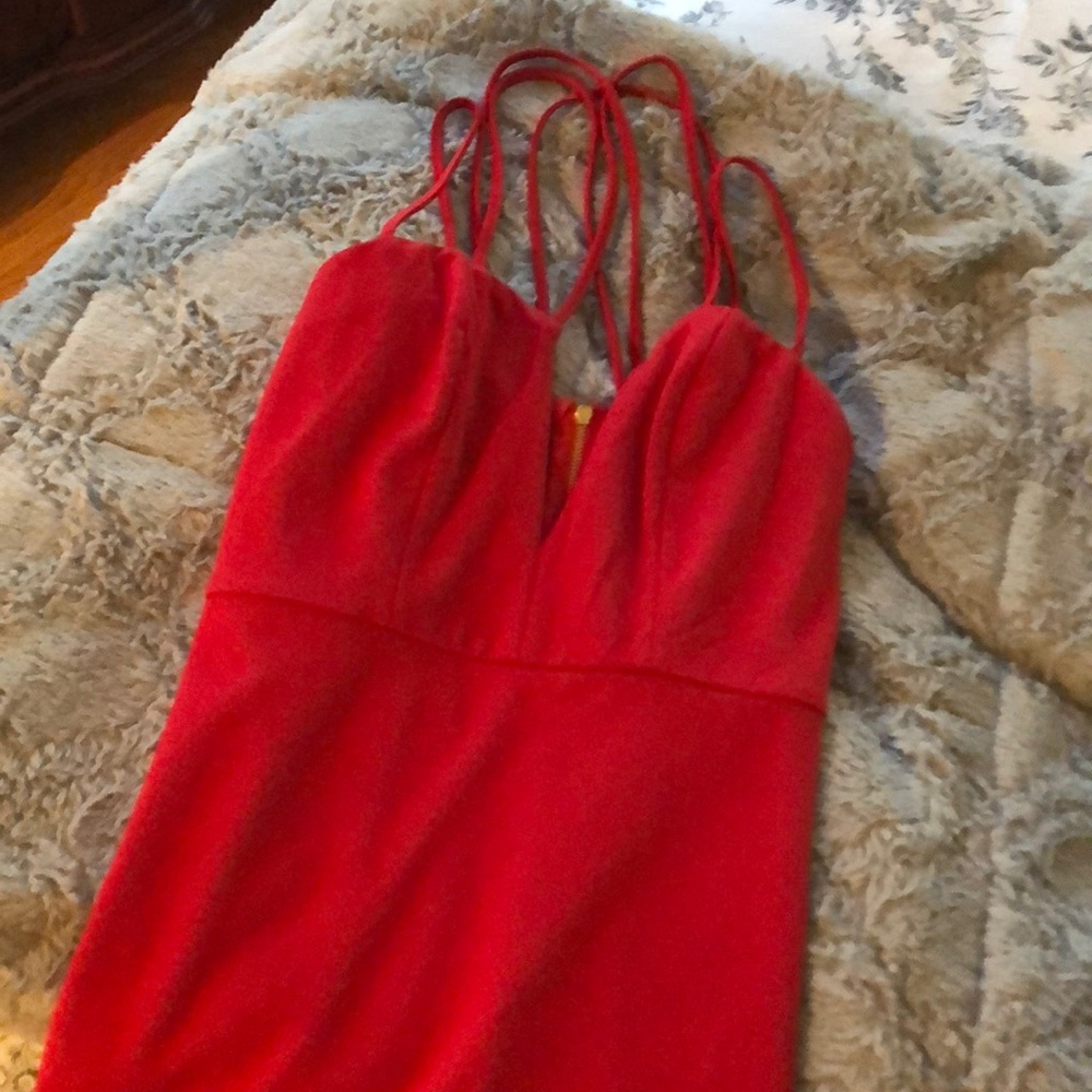 Red dress